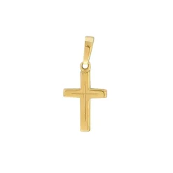 Kreuz-Anhänger Gelbgold