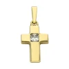 Kreuz-Anhänger Gelbgold