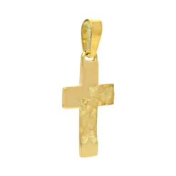Kreuz-Anhänger Gelbgold