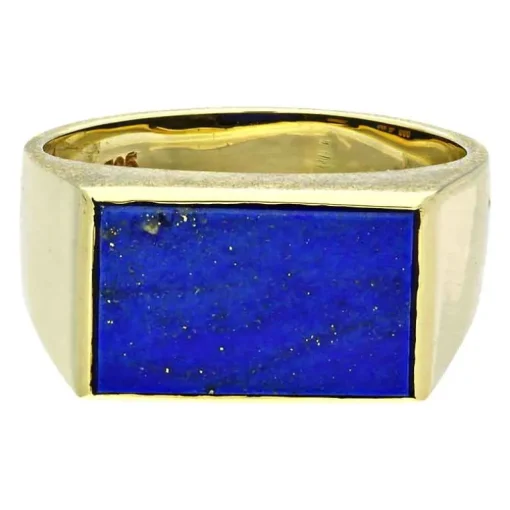 Lapislazuli-Ring Gelbgold