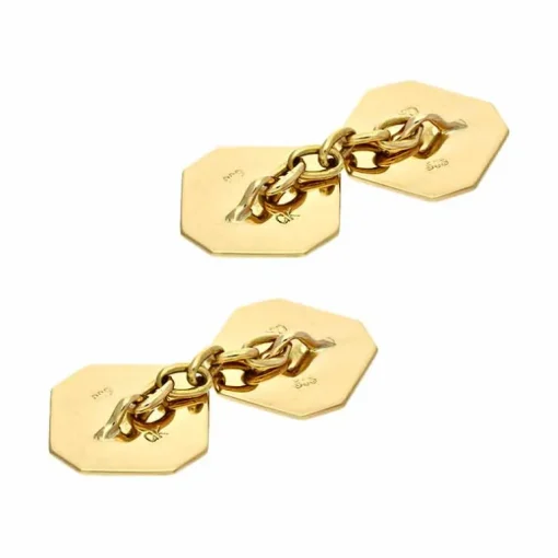 Manschettenknöpfe Gelbgold
