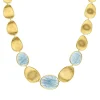 Marco Bicego Aquamarin-Collier Gelbgold