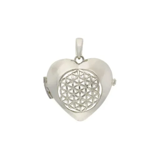 Medaillon 'Blume des Lebens' Silber