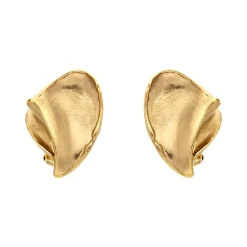 Ohrclips Gelbgold