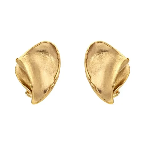 Ohrclips Gelbgold