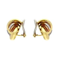 Ohrclips Tricolor