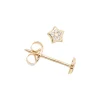 Ohrschmuck 'Stern' Gelbgold