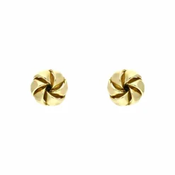 Ohrstecker 'Knoten' Gelbgold