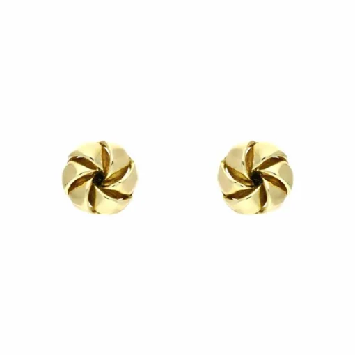 Ohrstecker 'Knoten' Gelbgold