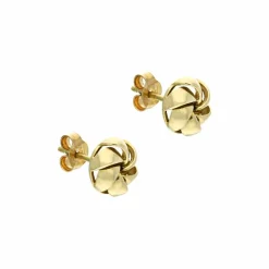 Ohrstecker 'Knoten' Gelbgold