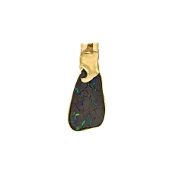 Opal-Anhänger Gelbgold