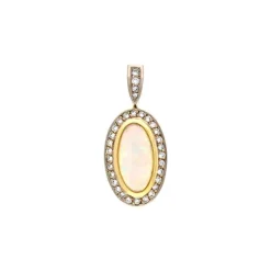 Opal-Anhänger Gelbgold