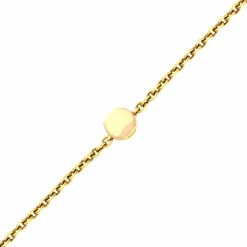 Opal-Collier Gelbgold