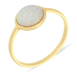 Opal-Ring Gelbgold