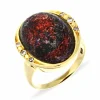 Opal-Ring Gelbgold