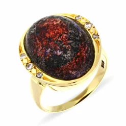 Opal-Ring Gelbgold