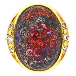 Opal-Ring Gelbgold