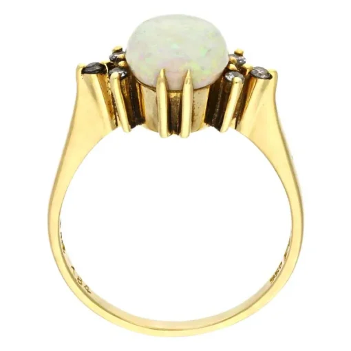 Opal-Ring Gelbgold