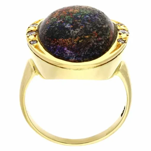 Opal-Ring Gelbgold