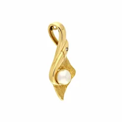 Perl-Anhänger Gelbgold