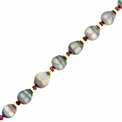 Perl-Armband Gelbgold