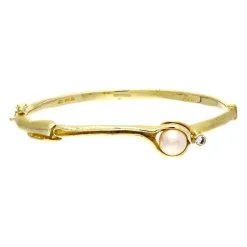 Perl-Armband Gelbgold