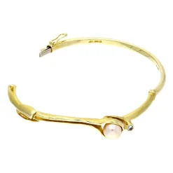 Perl-Armband Gelbgold