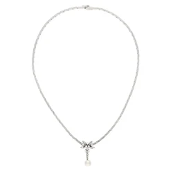 Perl-Collier Weißgold