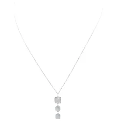 Perlmutt-Halsschmuck Silber