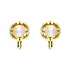 Perl-Ohrclips Gelbgold