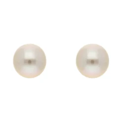 Perl-Ohrstecker Gelbgold