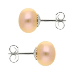 Perl-Ohrstecker Silber