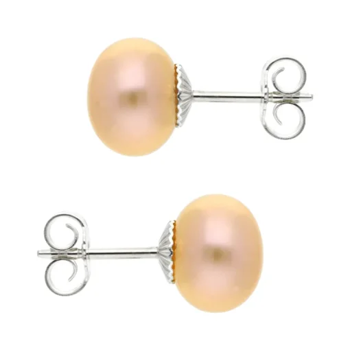 Perl-Ohrstecker Silber