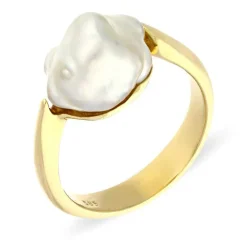 Perl-Ring Gelbgold