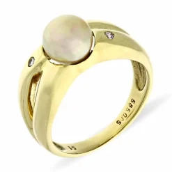 Perl-Ring Gelbgold