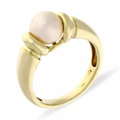 Perl-Ring Gelbgold