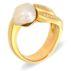 Perlring Gelbgold