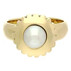 Perl-Ring Gelbgold