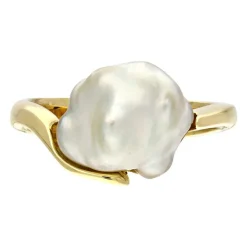 Perl-Ring Gelbgold
