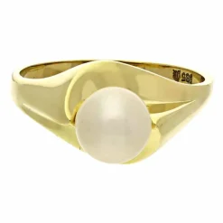 Perl-Ring Gelbgold