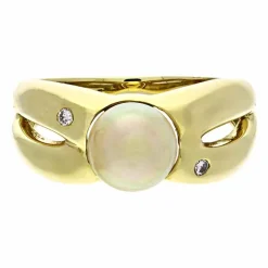Perl-Ring Gelbgold