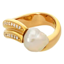 Perlring Gelbgold