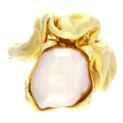 Perl-Ring Gelbgold