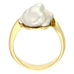 Perl-Ring Gelbgold