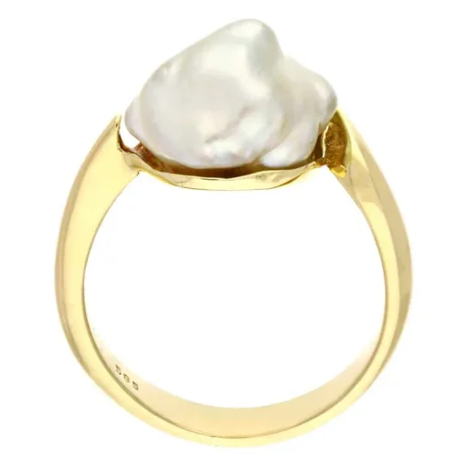 Perl-Ring Gelbgold