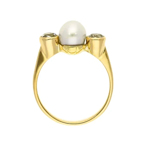 Perl-Ring Gelbgold