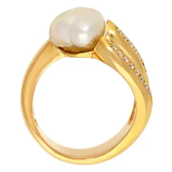 Perlring Gelbgold