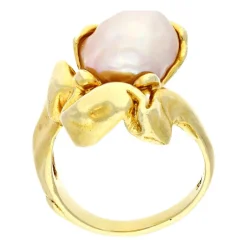 Perl-Ring Gelbgold
