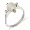 Perl-Ring Weißgold