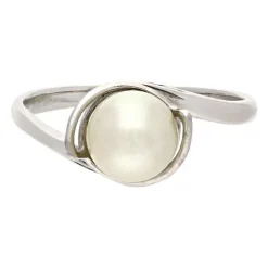 Perl-Ring Weißgold